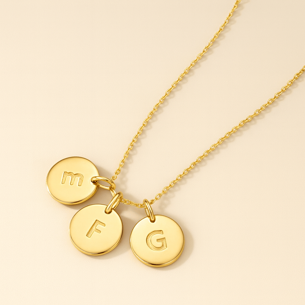 Aura Initial Necklace