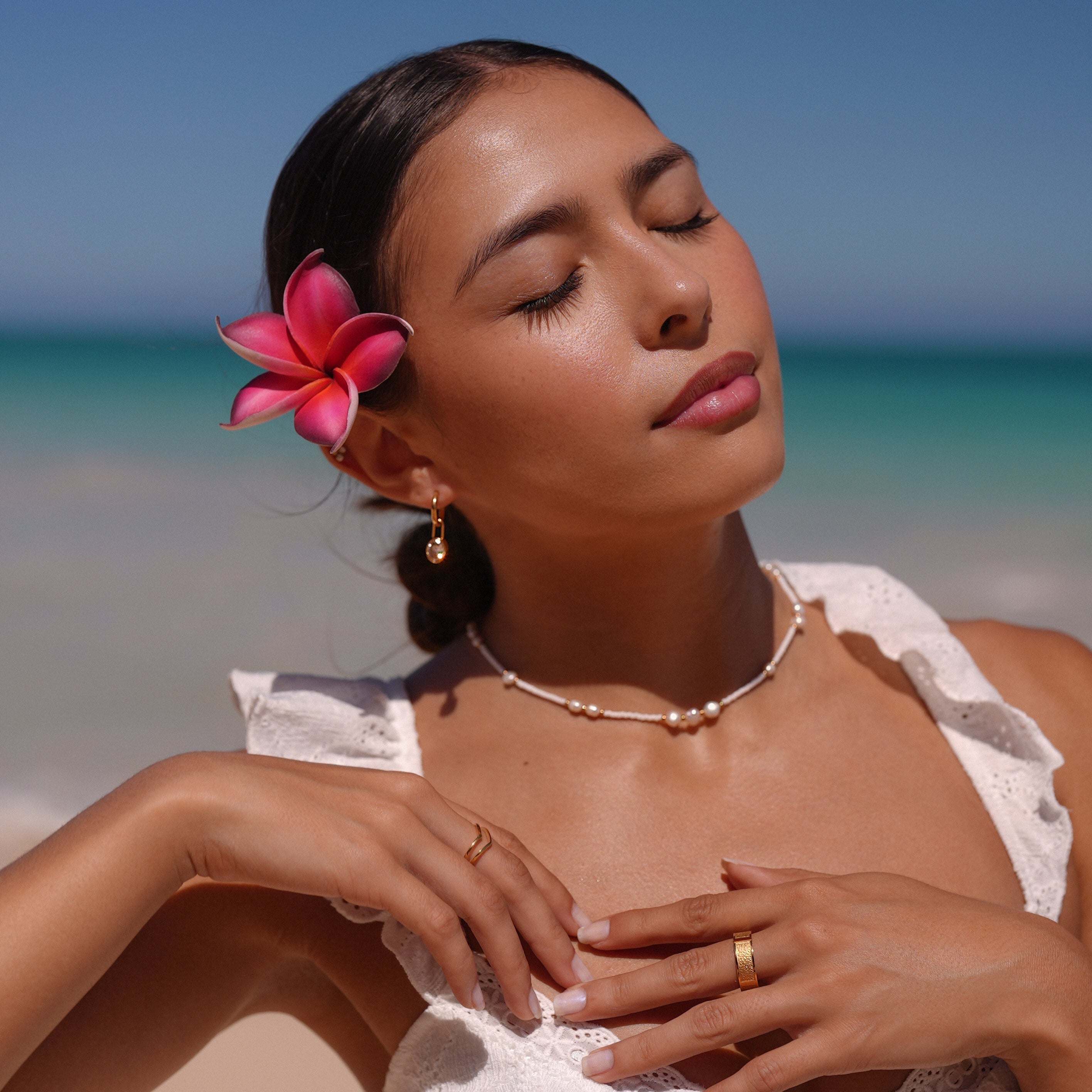 Diamond Lock Earrings