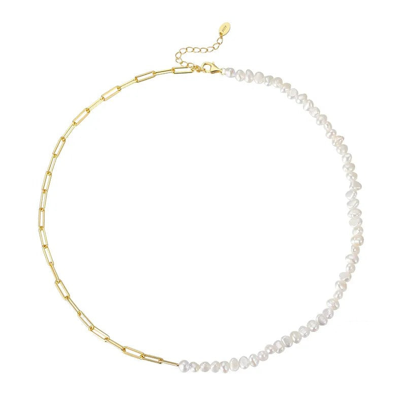 Rhoni® 14K Gold Paper Clip Pearl