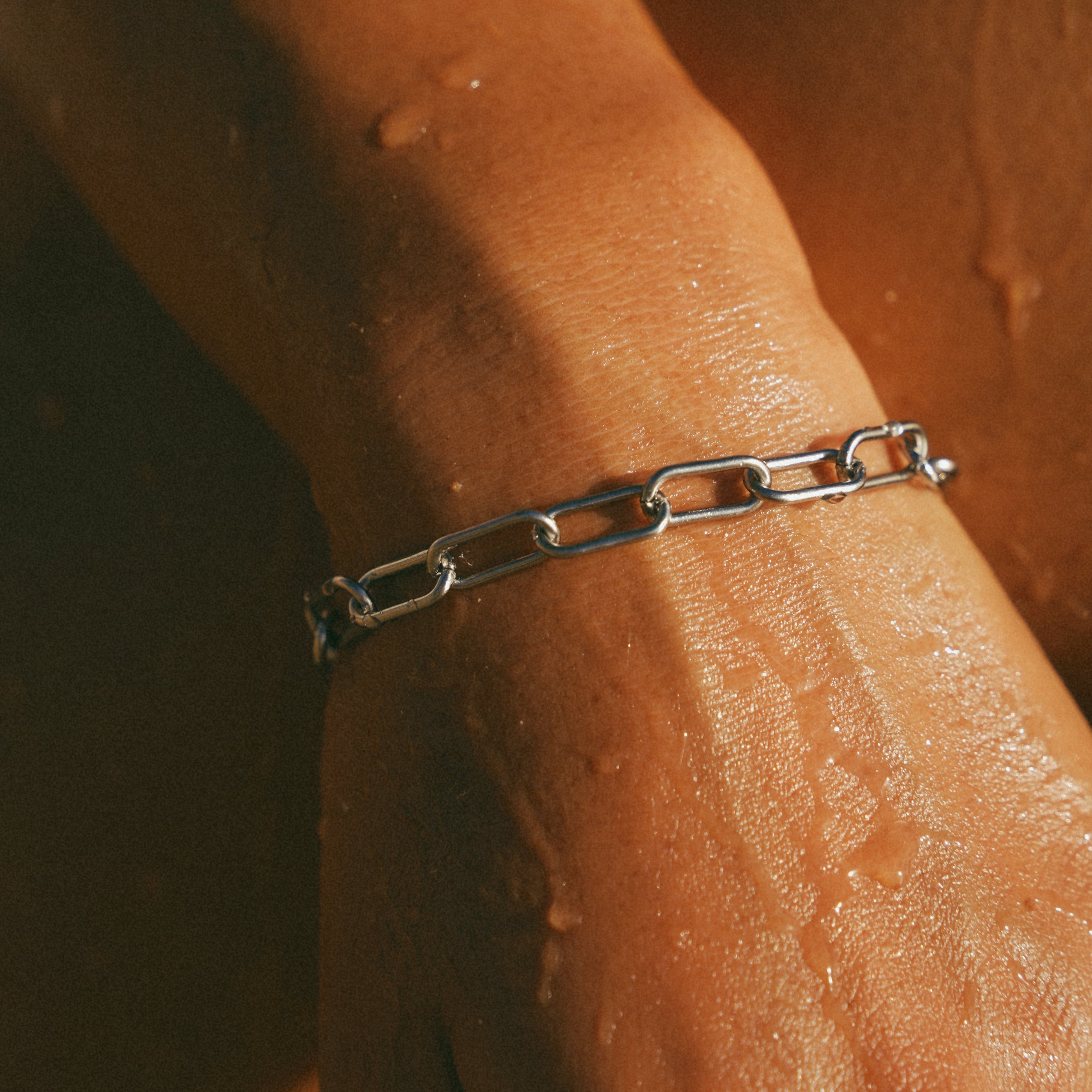 Tulum Chunky Paperclip Bracelet