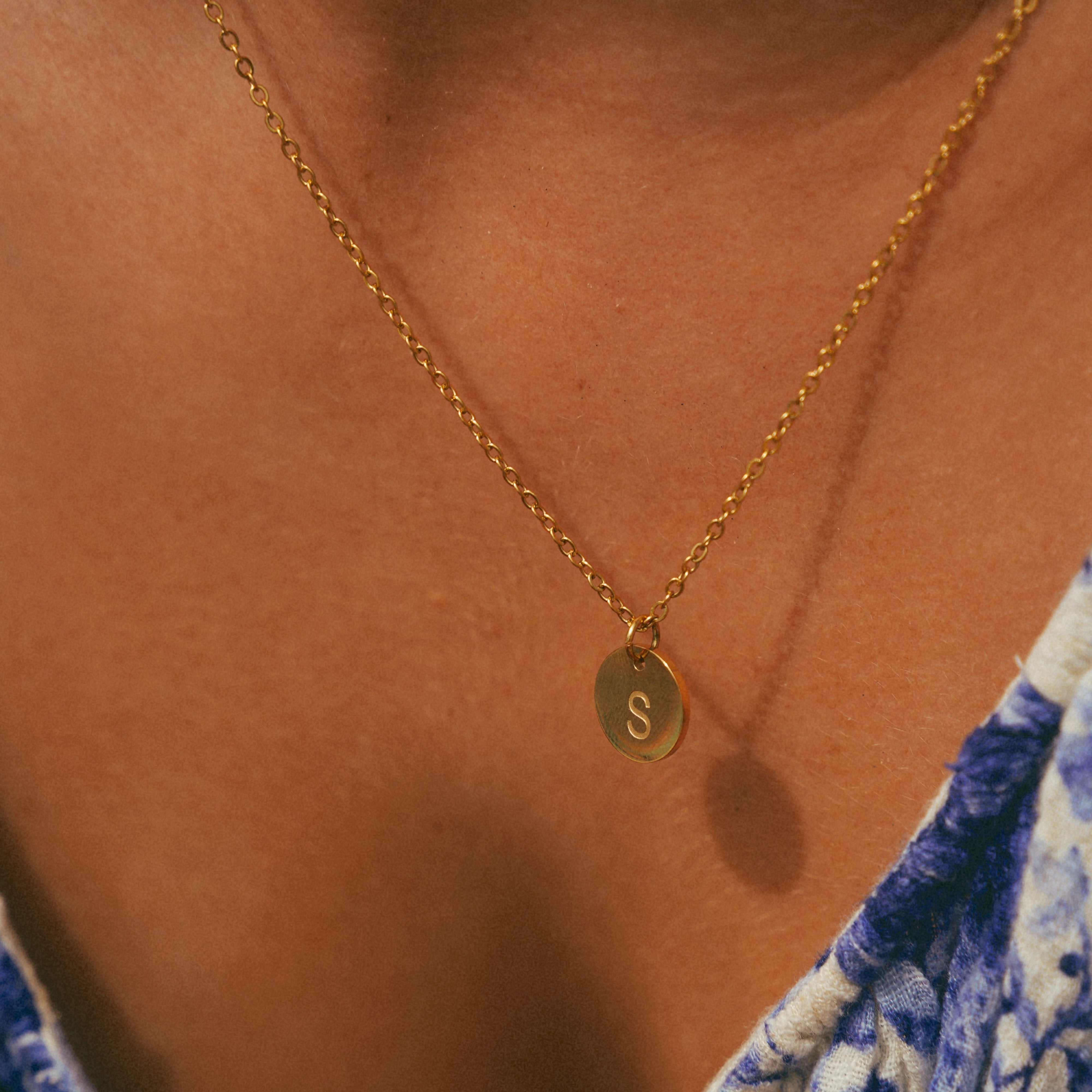 Aura Initial Necklace