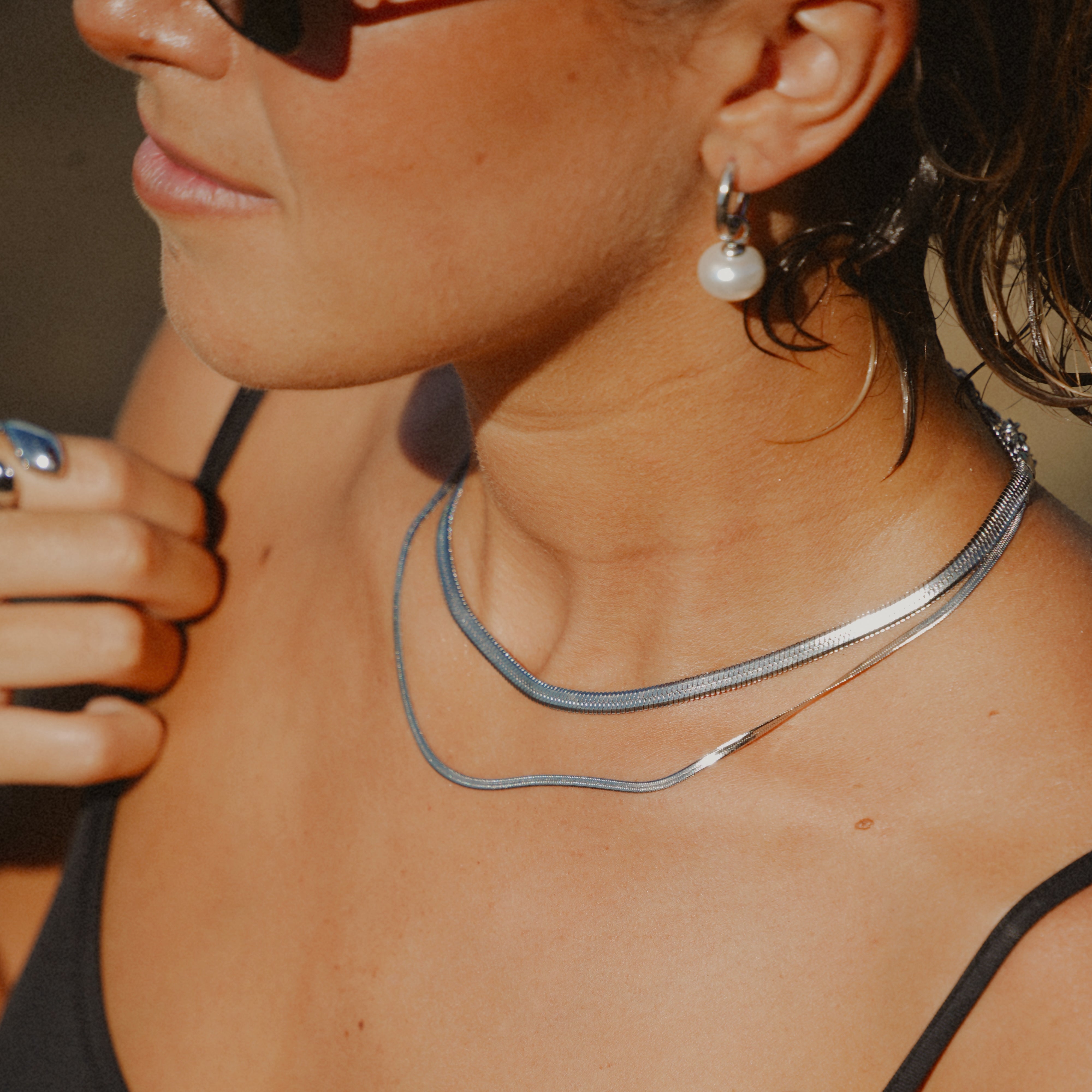 Chelsea Herringbone Necklace