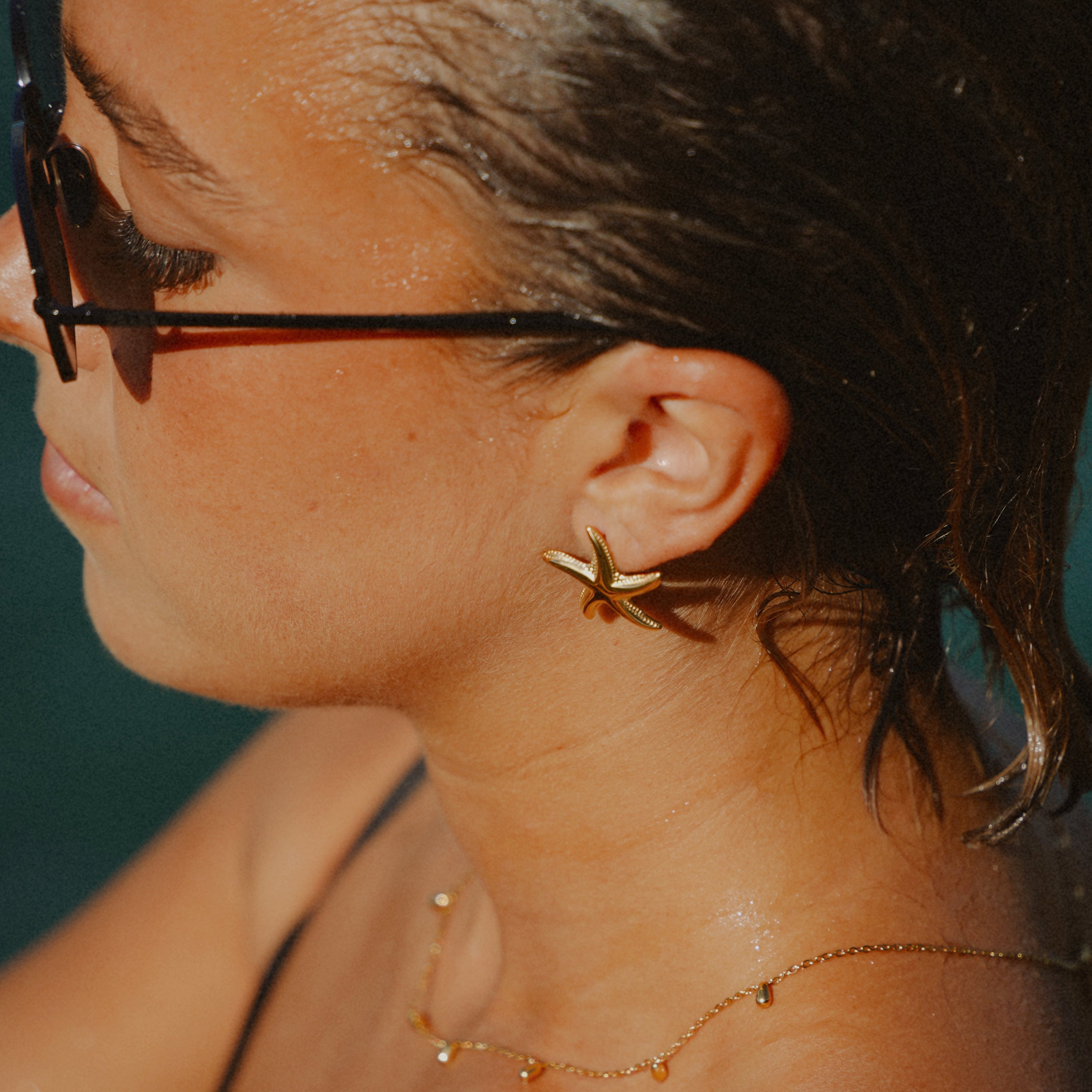 Mini Starfish Earrings