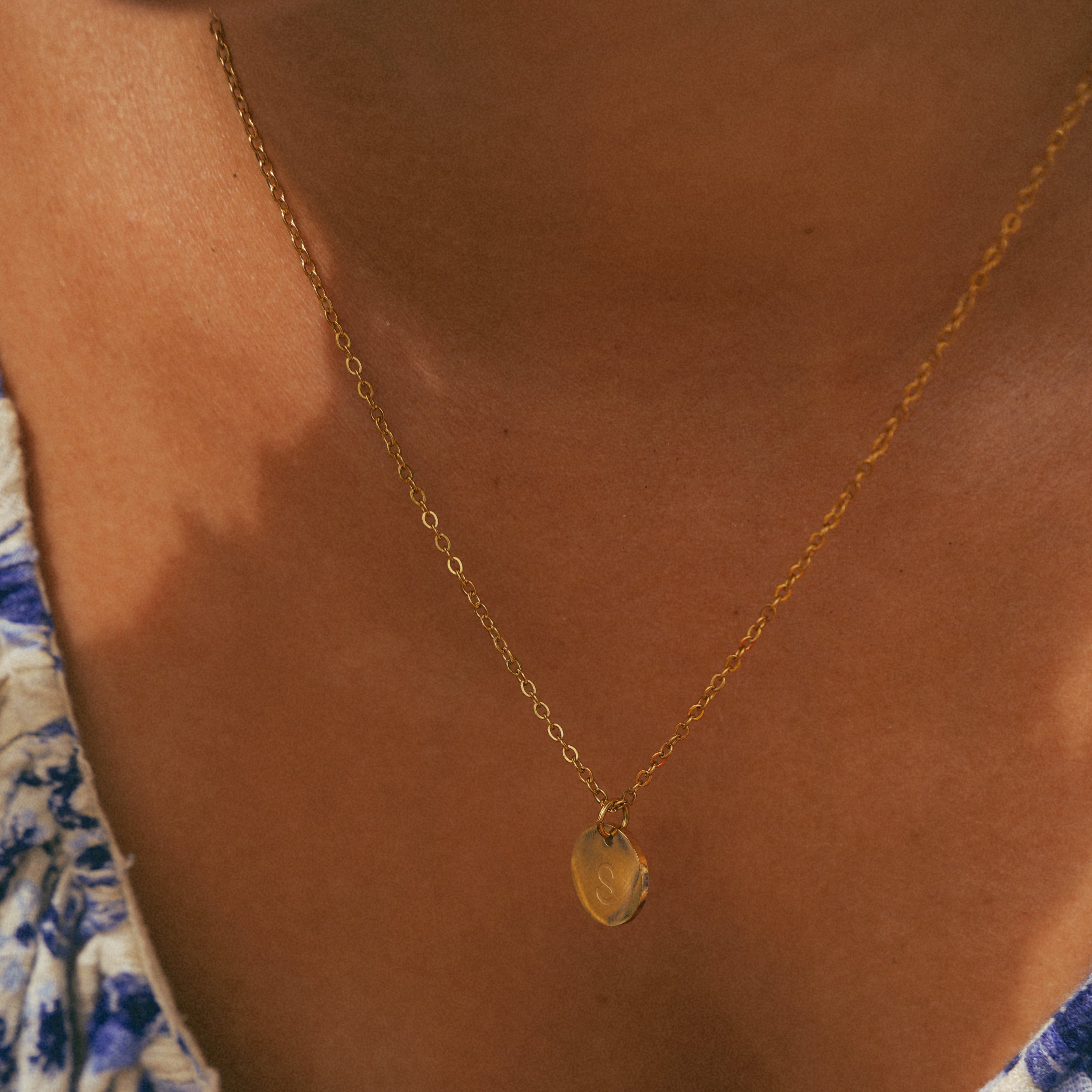 Aura Initial Necklace